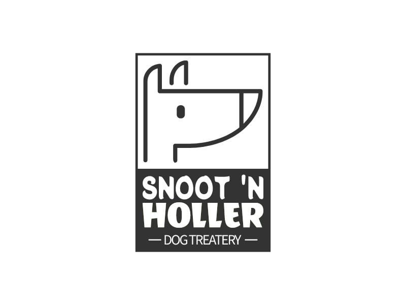 Snoot 'n HOLLER logo design