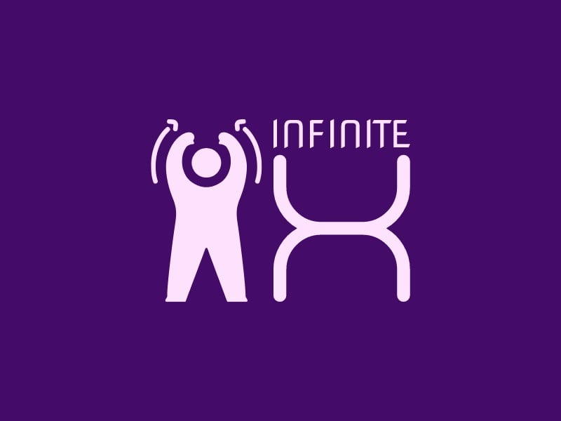 infinite X logo design
