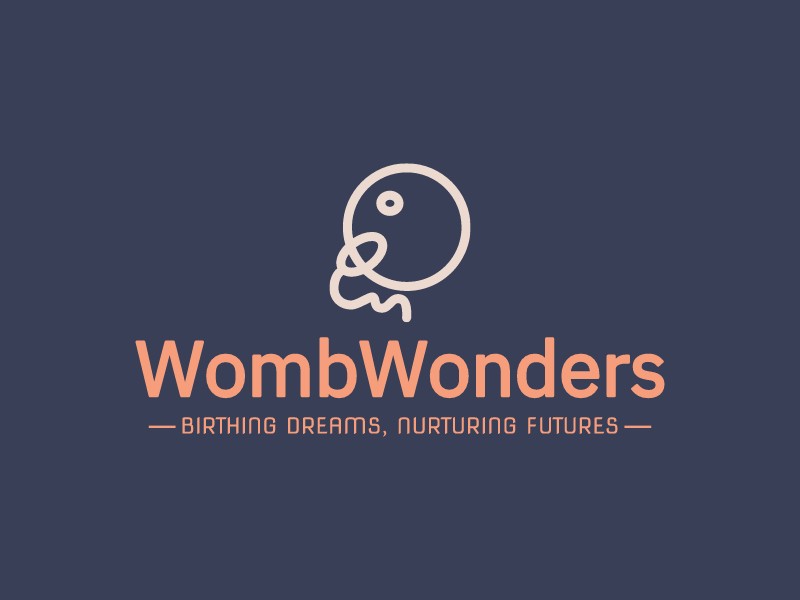 WombWonders logo design