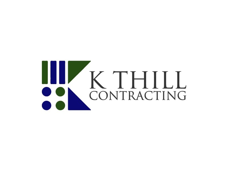 K Thill Contracting logo design