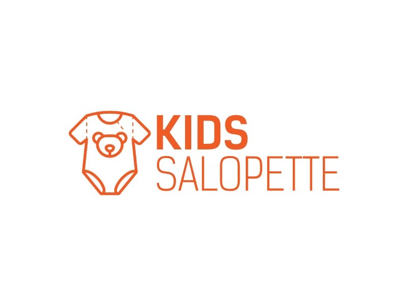 Kids Salopette logo design
