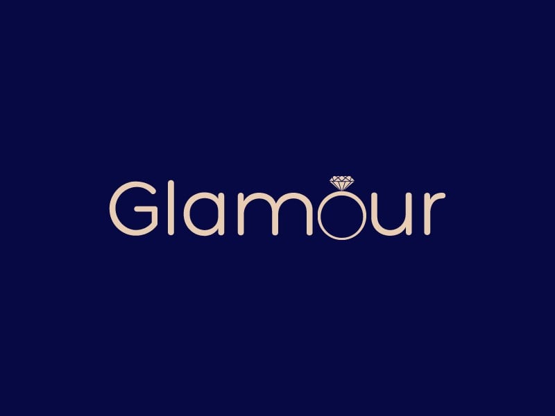 glamour logo - reversed