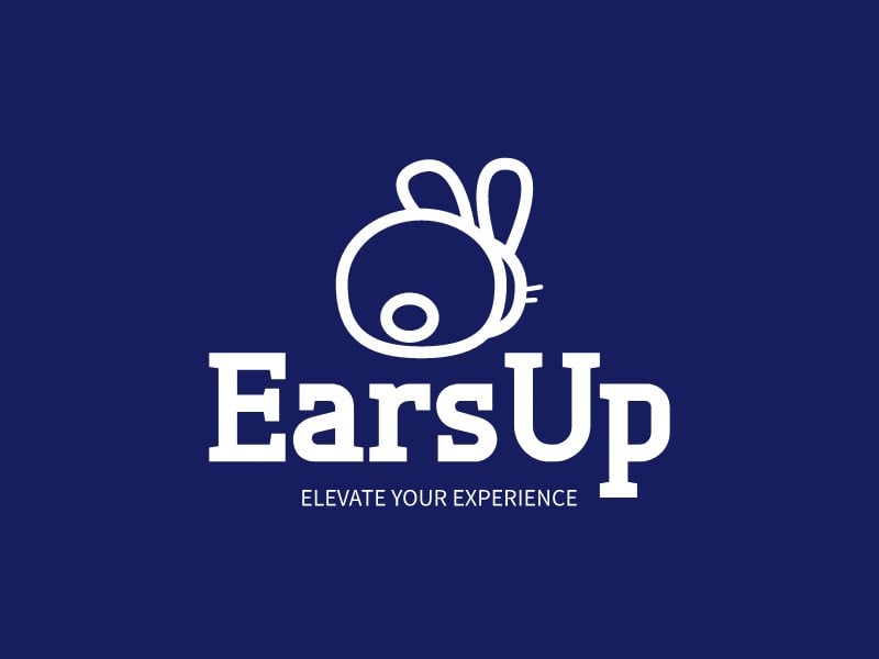 EarsUp logo design