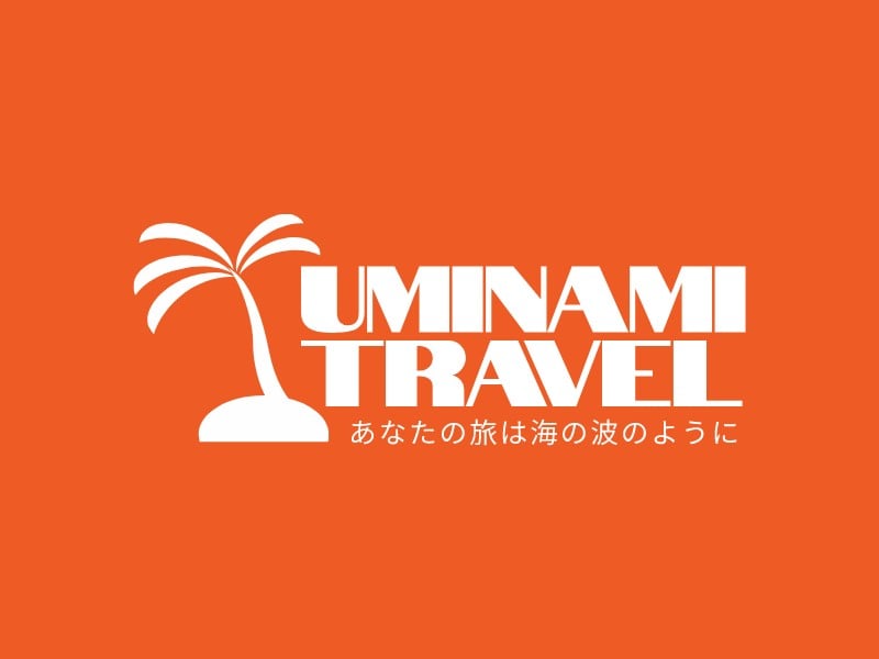 Uminami Travel logo design