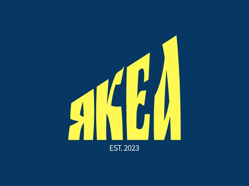 ЯКЕА logo design