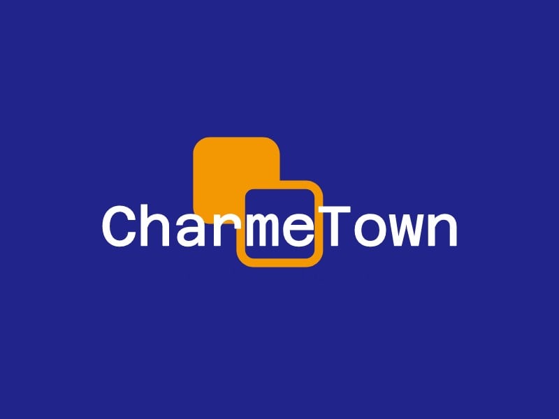 CharmeTown logo design