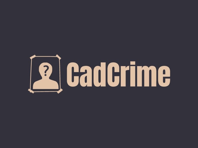 CadCrime logo design