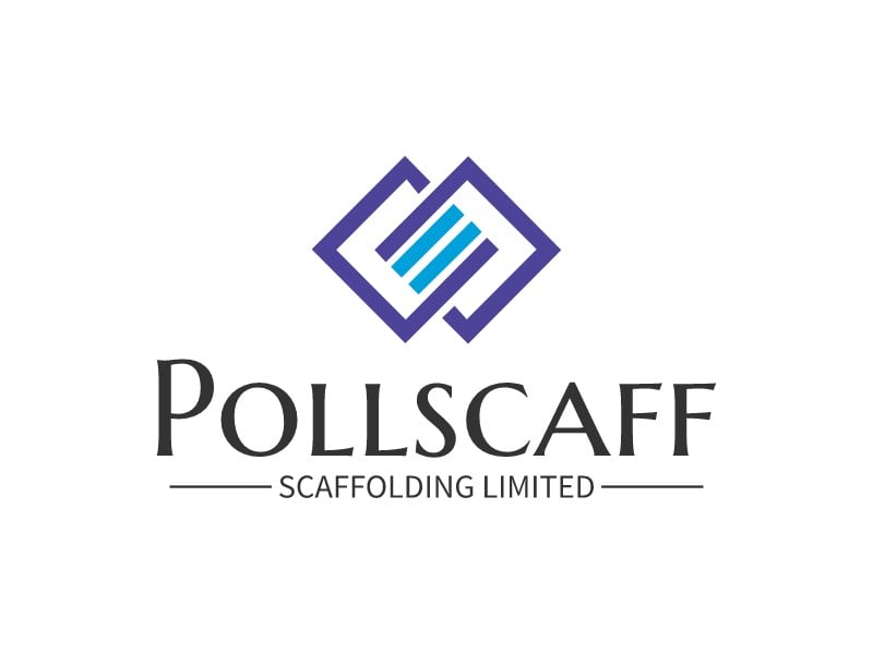 Pollscaff logo design