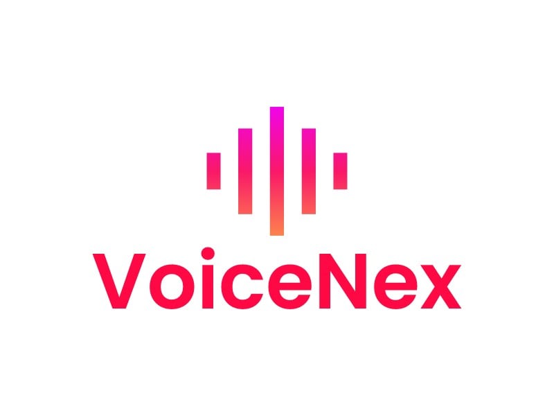 VoiceNex logo design
