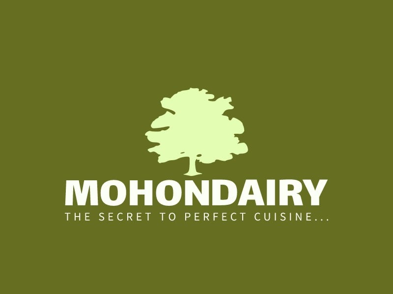 MOHON DAIRY logo design