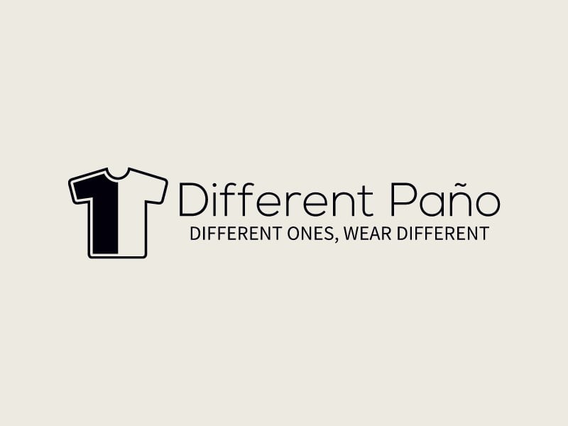 Different Paño logo design