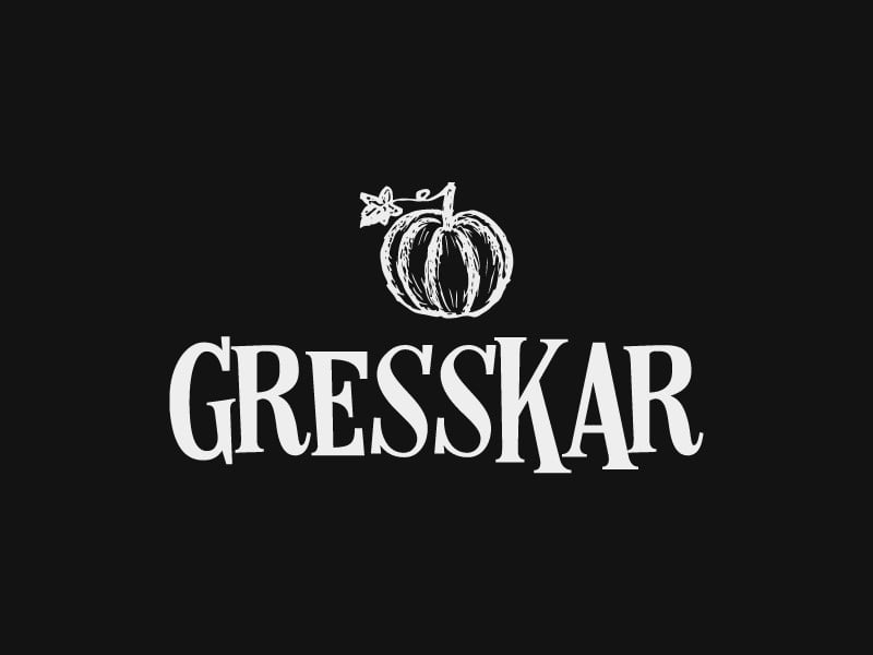 Gresskar logo design