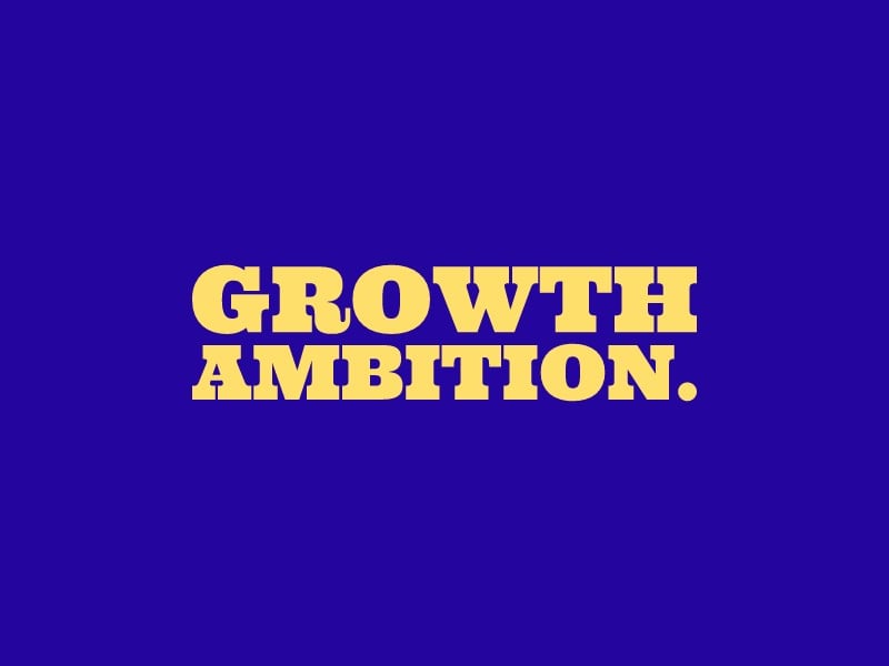 Growth Ambition. logo design
