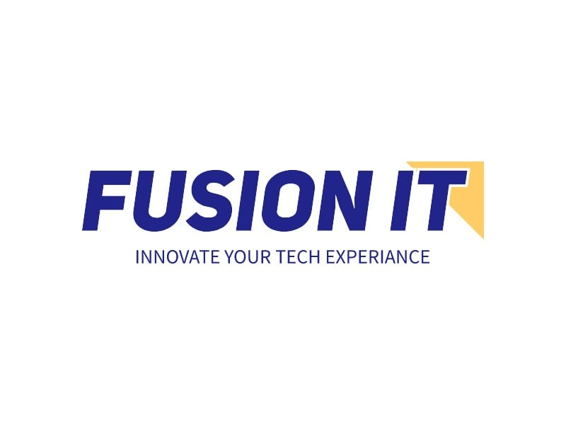 Fusion IT logo design