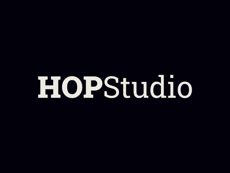 HOP Studio logo design