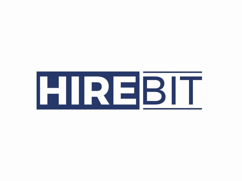 HireBit logo design