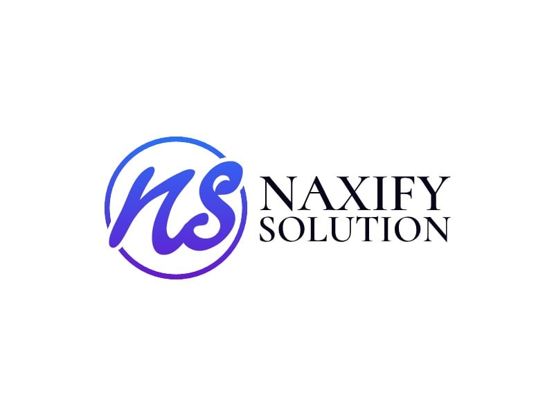 Naxify solution logo design