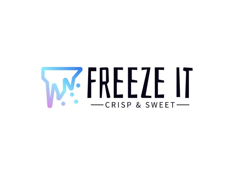 Freeze it logo design