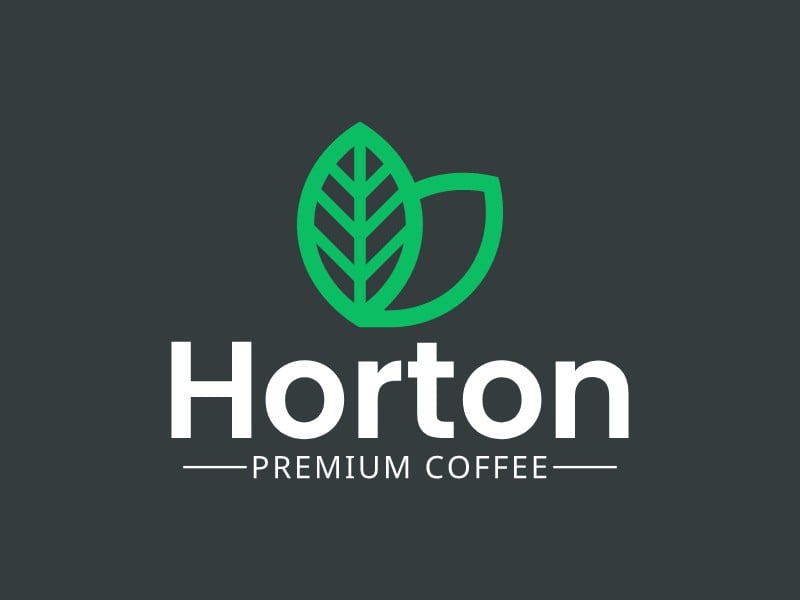 Horton logo design