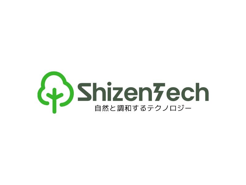 ShizenTech logo design