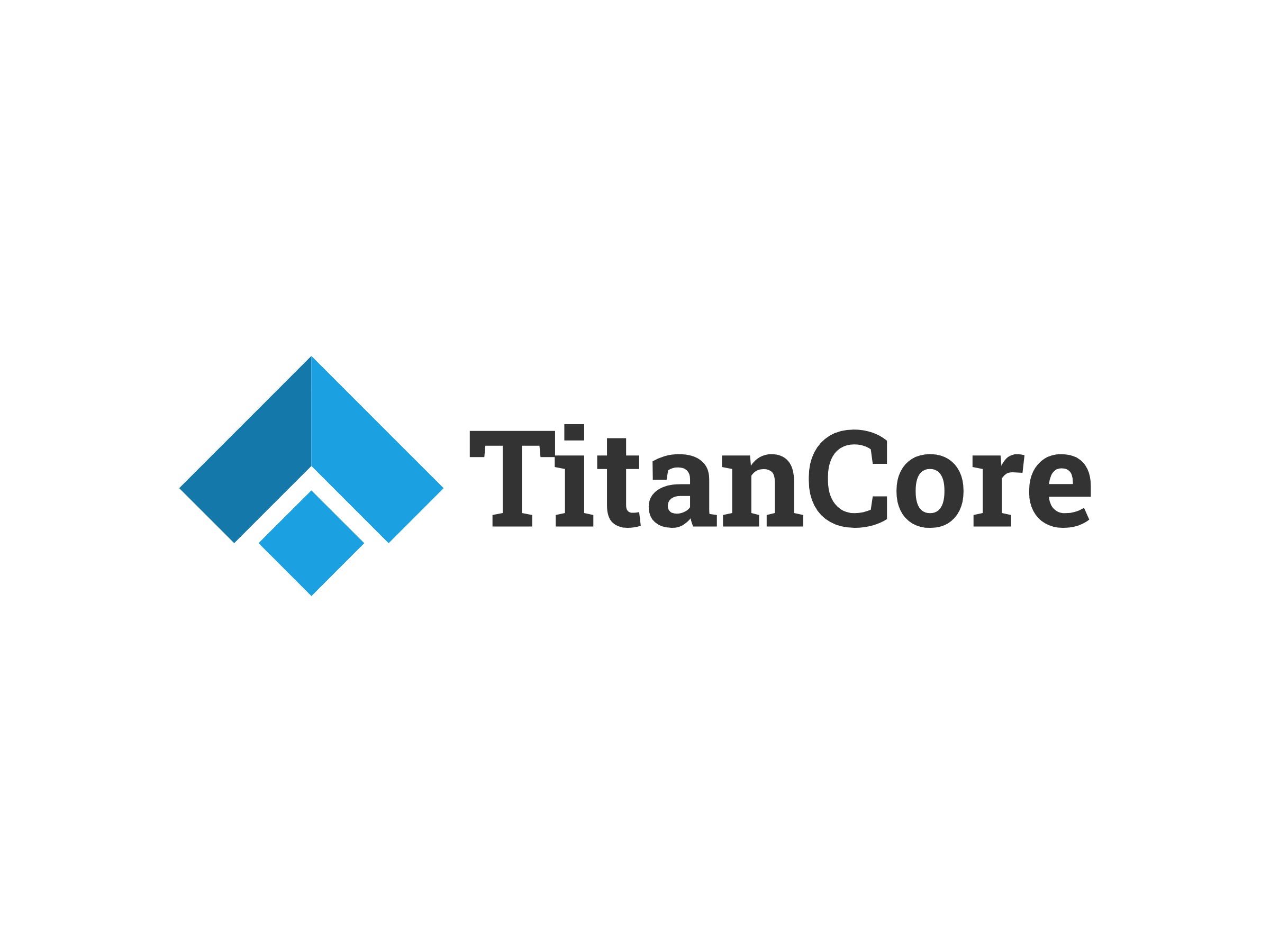 TitanCore logo design
