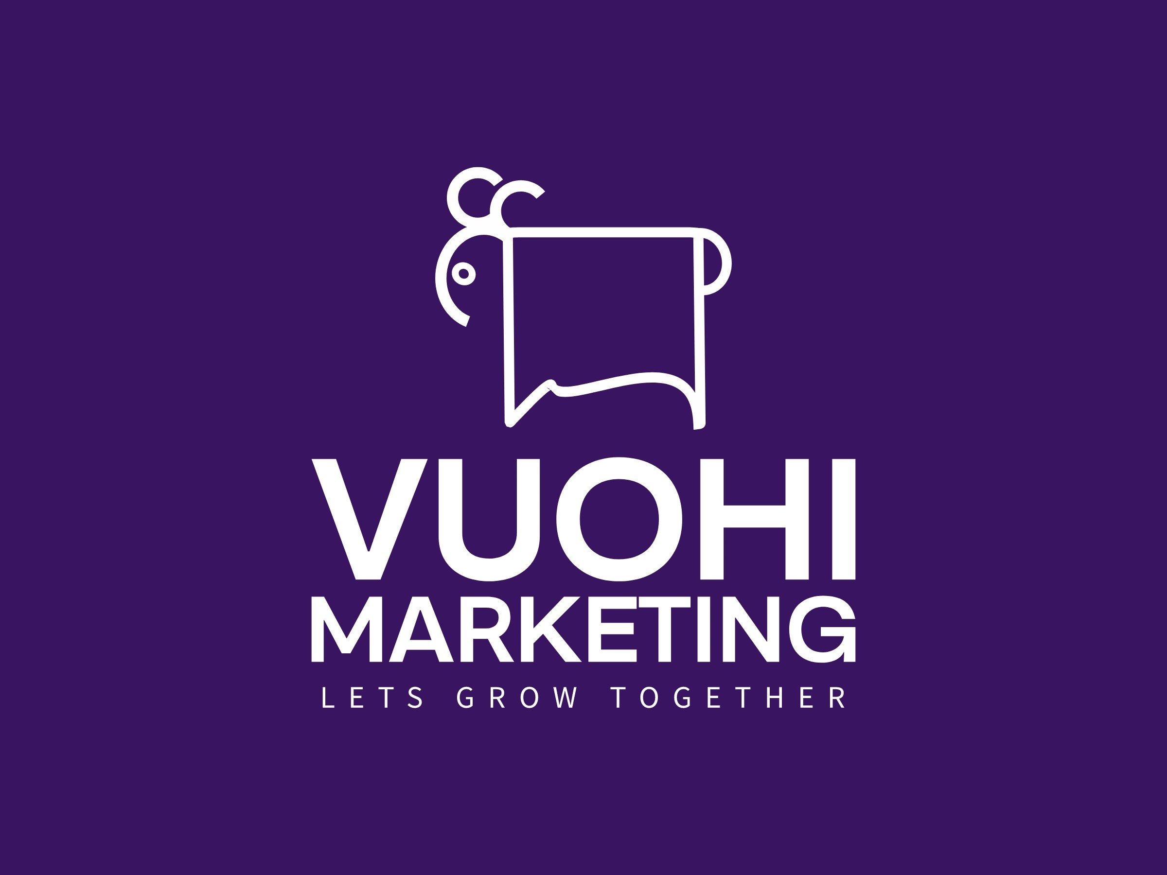 vuohi Marketing logo design
