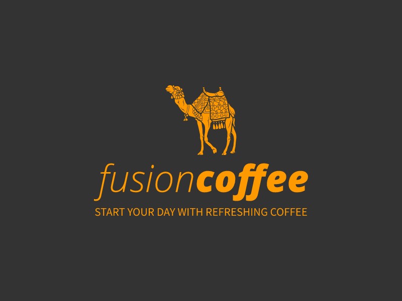 fusion coffee Logo Maker - Design fusion coffee logos online