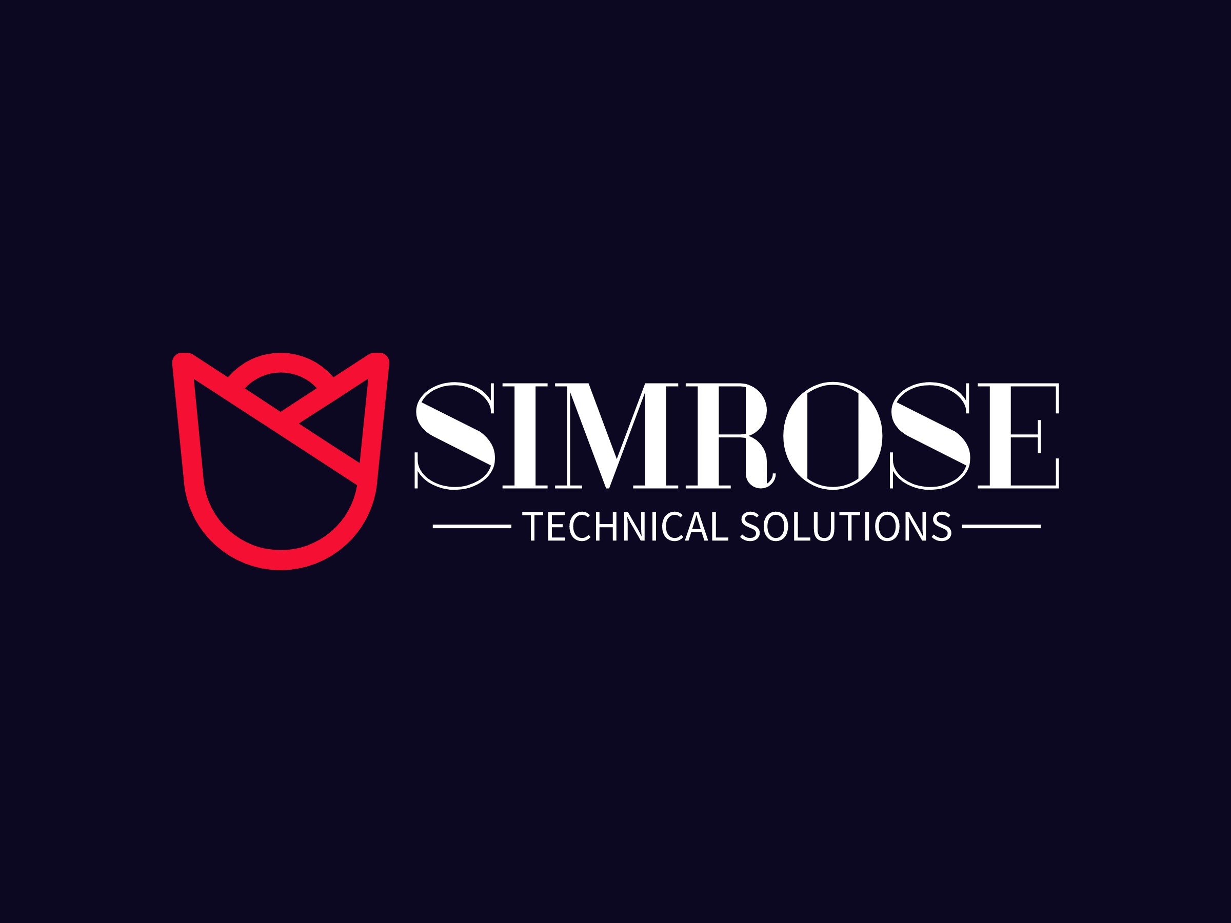 SIMROSE logo design