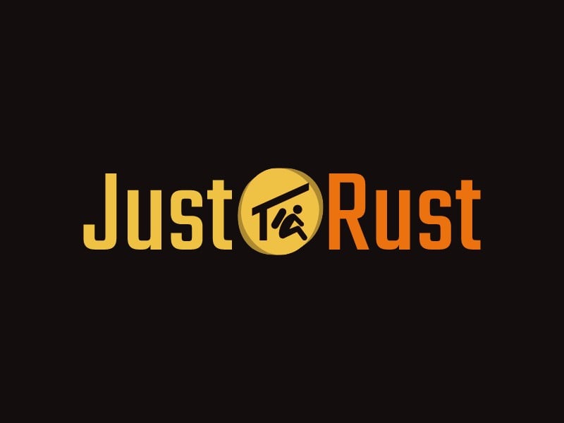 JustRust logo design