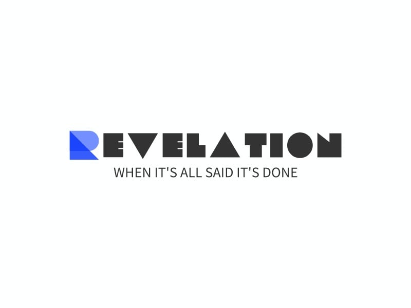 REVELATION - WHEN IT'S ALL SAID IT'S DONE