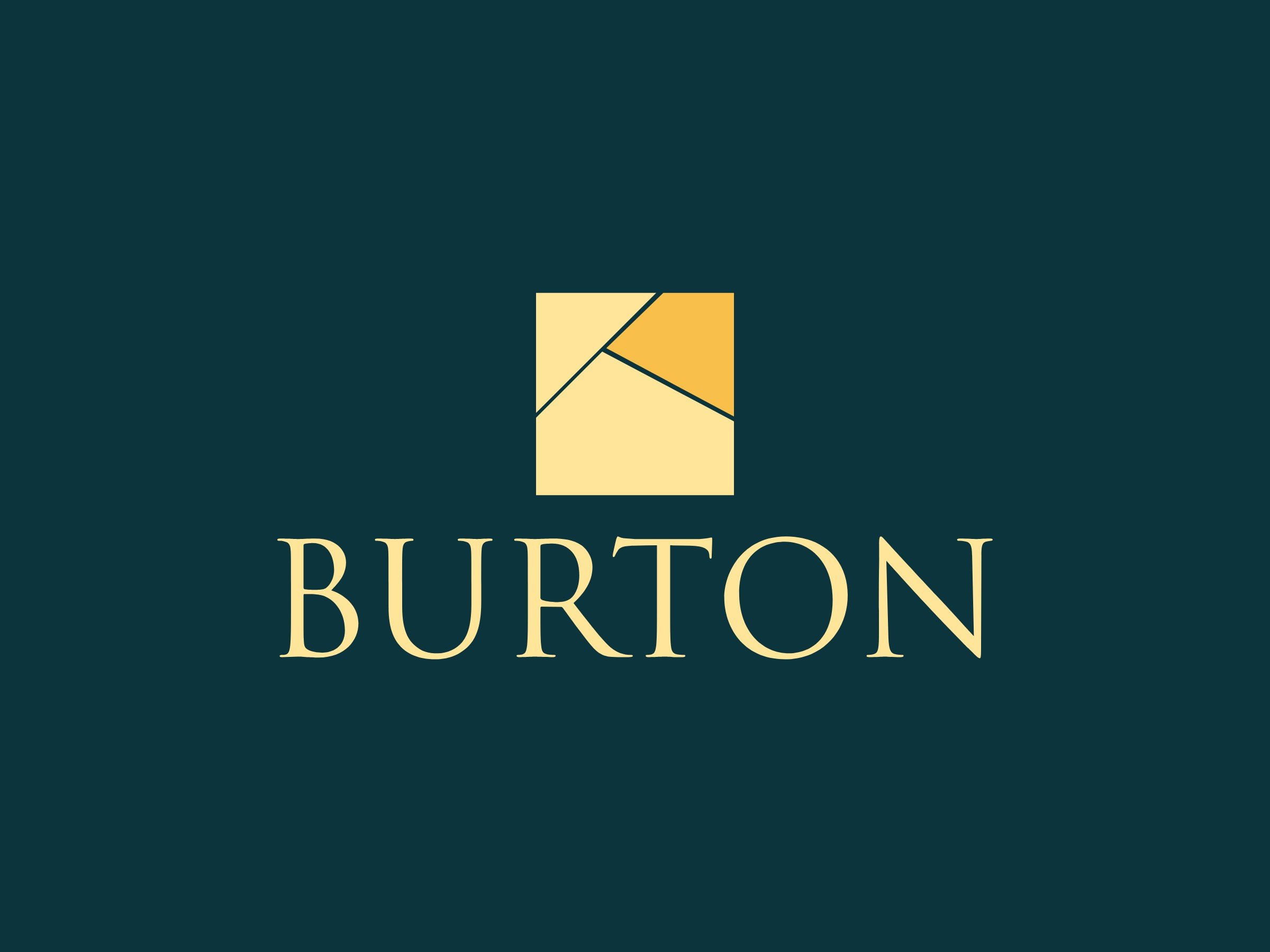 BURTON logo design