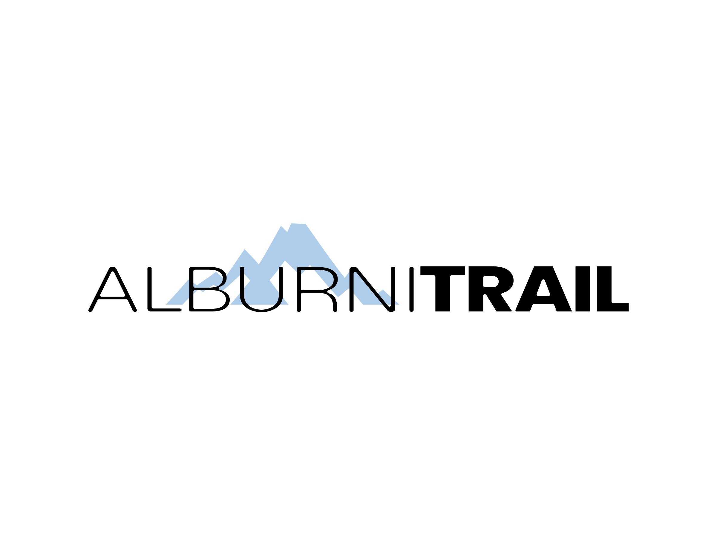 ALBURNI TRAIL logo design