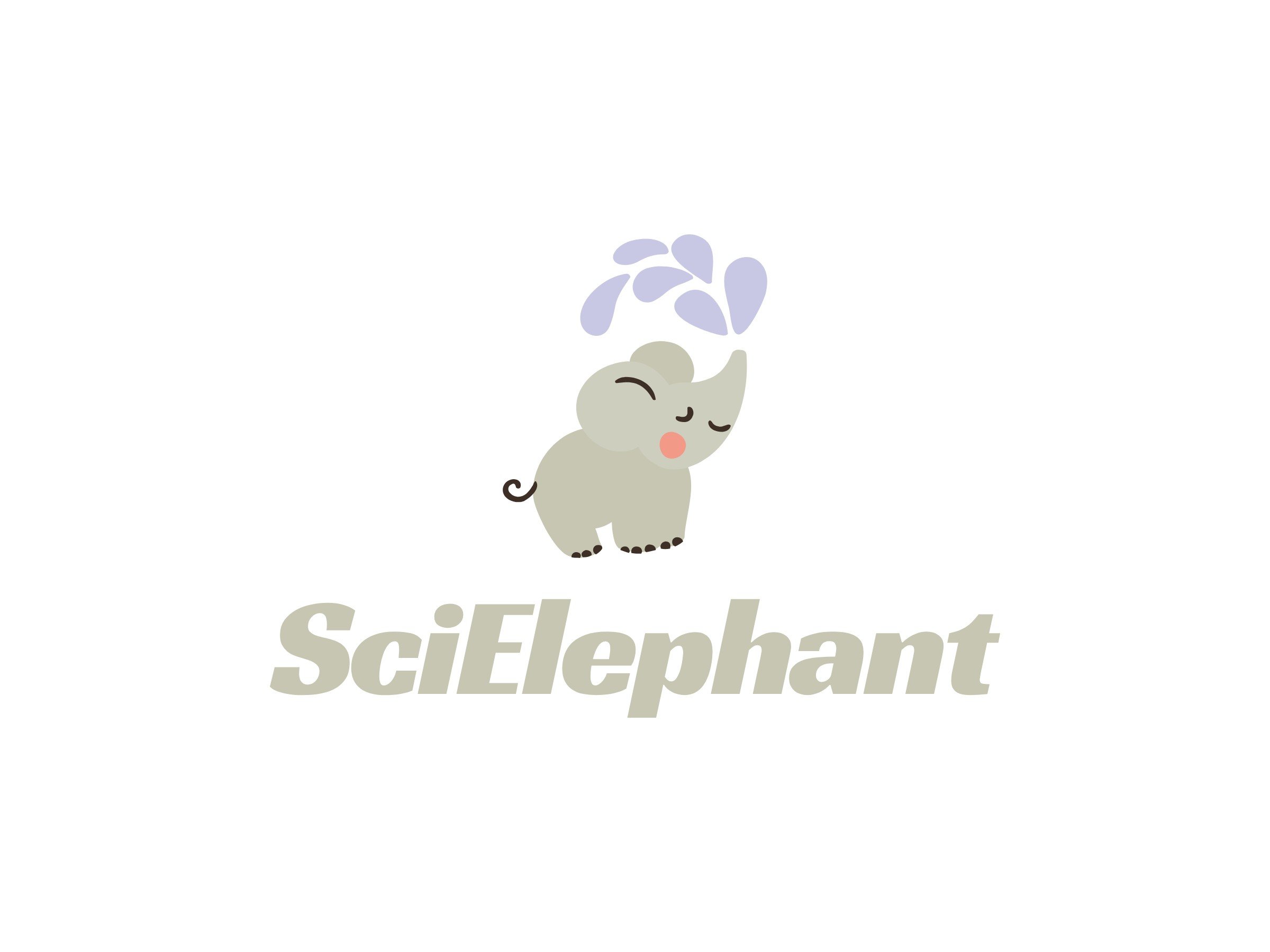 SciElephant logo design