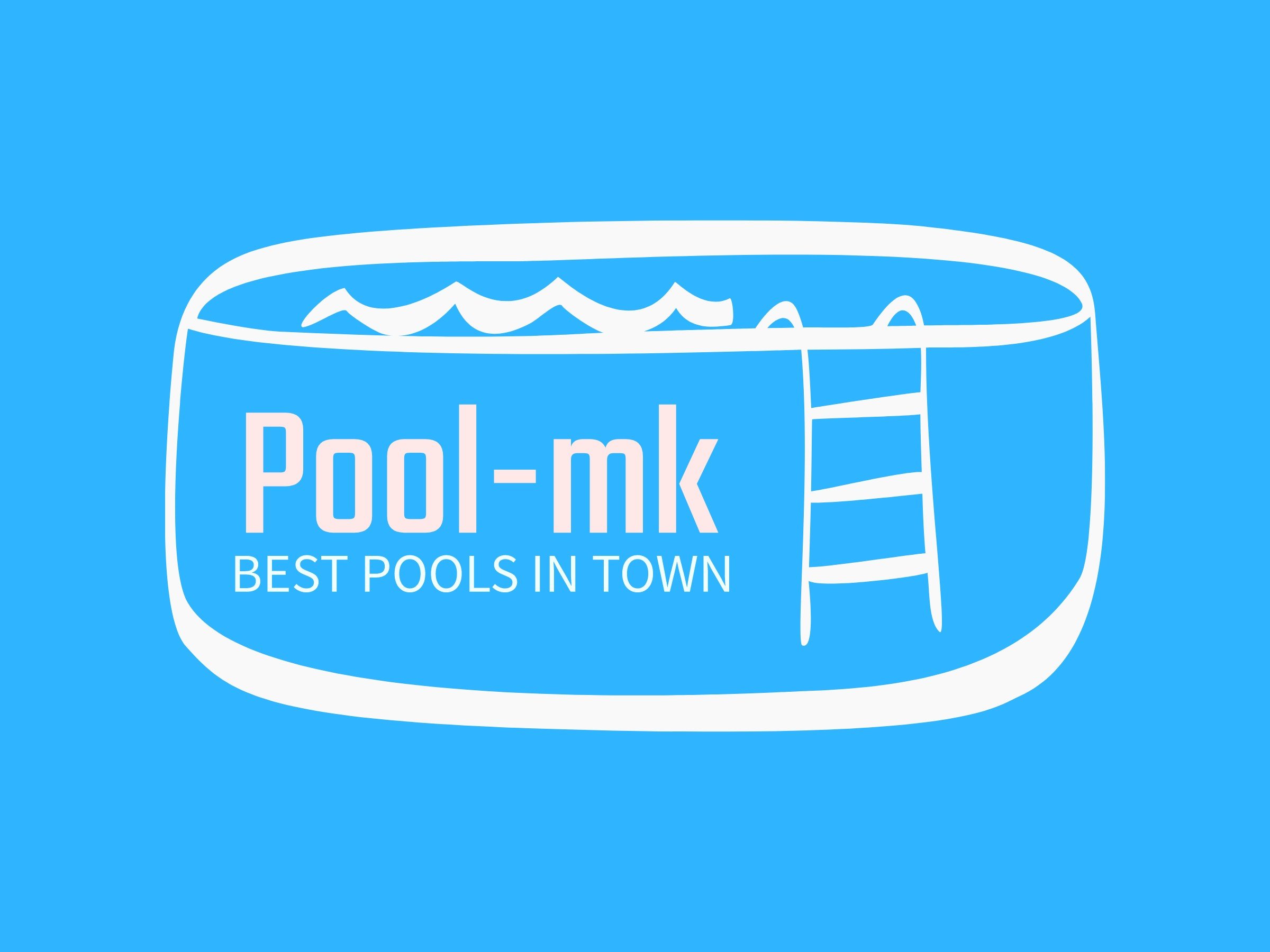 Pool-mk logo design