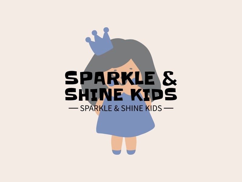 Sparkle & Shine Kids logo design