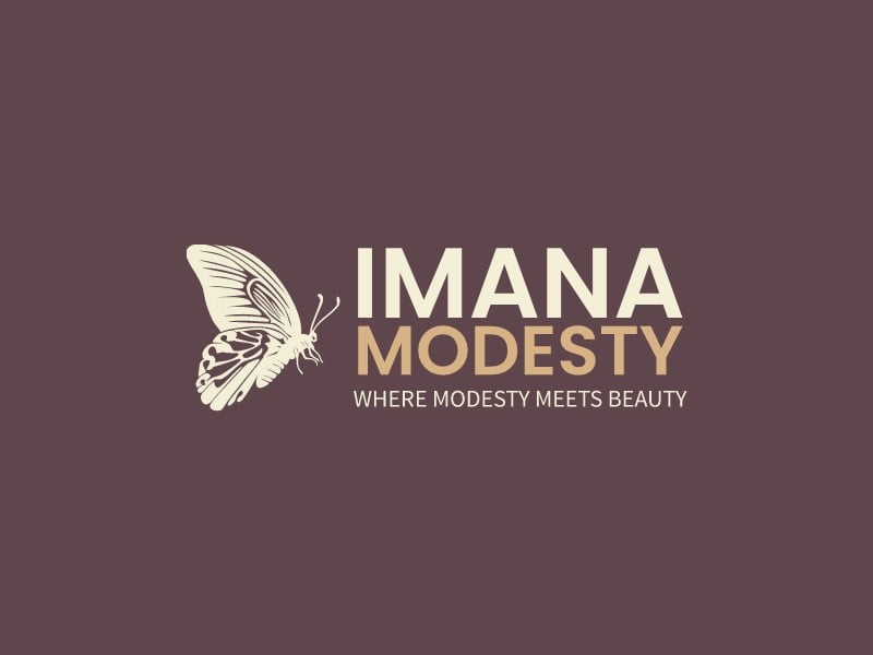 IMANA modesty logo design