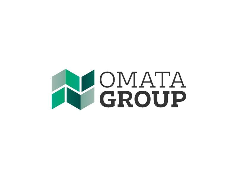 OMATA GROUP logo design