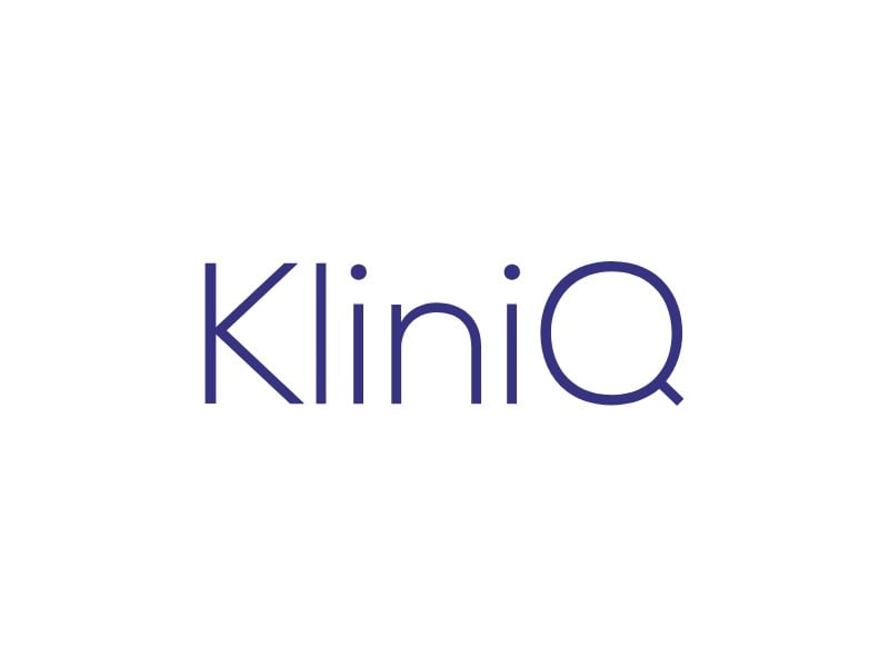 KliniQ logo design