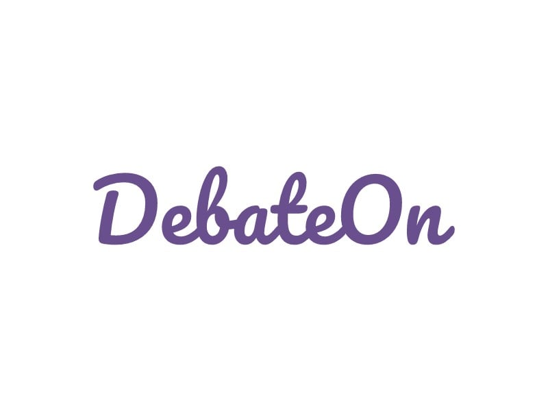 DebateOn logo design