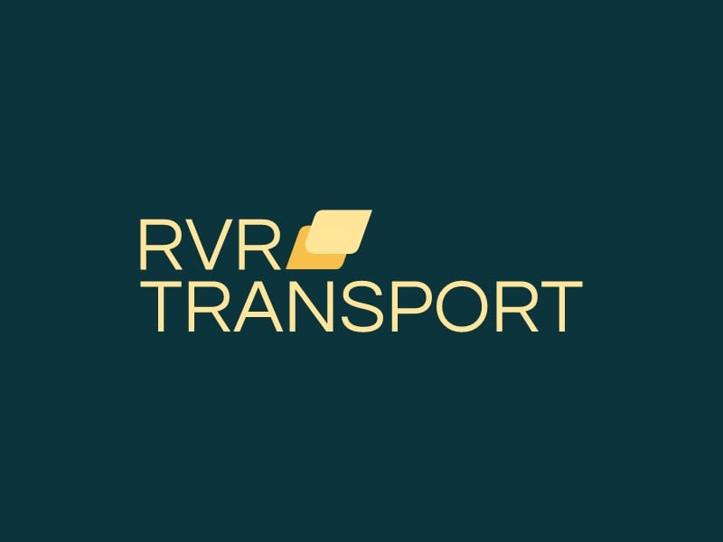 RVR TRANSPORT logo design