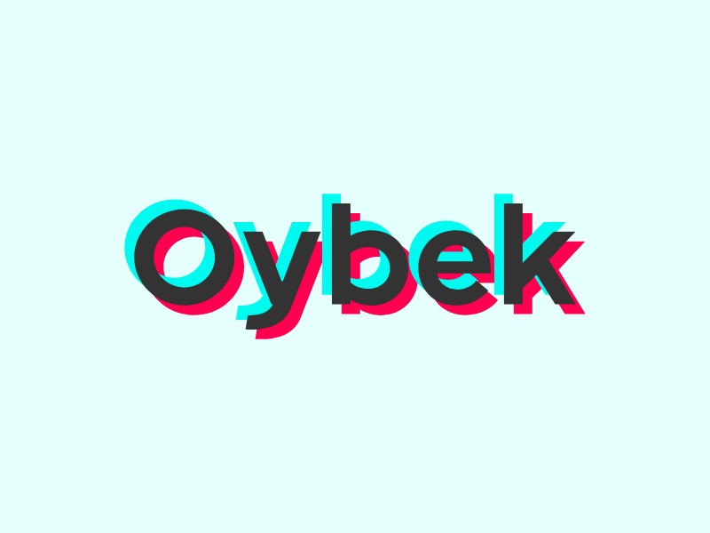 Oybek logo design