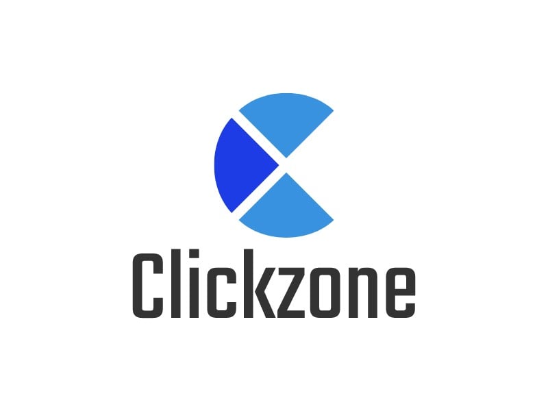 Clickzone logo design