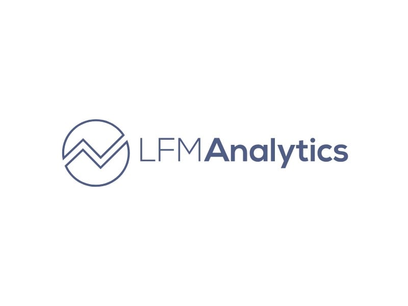 LFM Analytics logo design