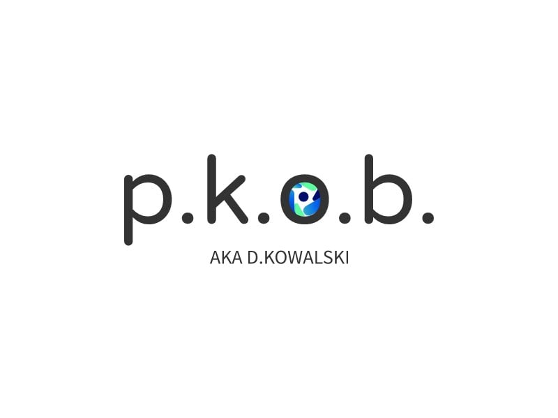 p.k.o.b. logo design