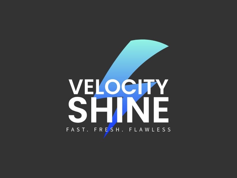 Velocity Shine logo design