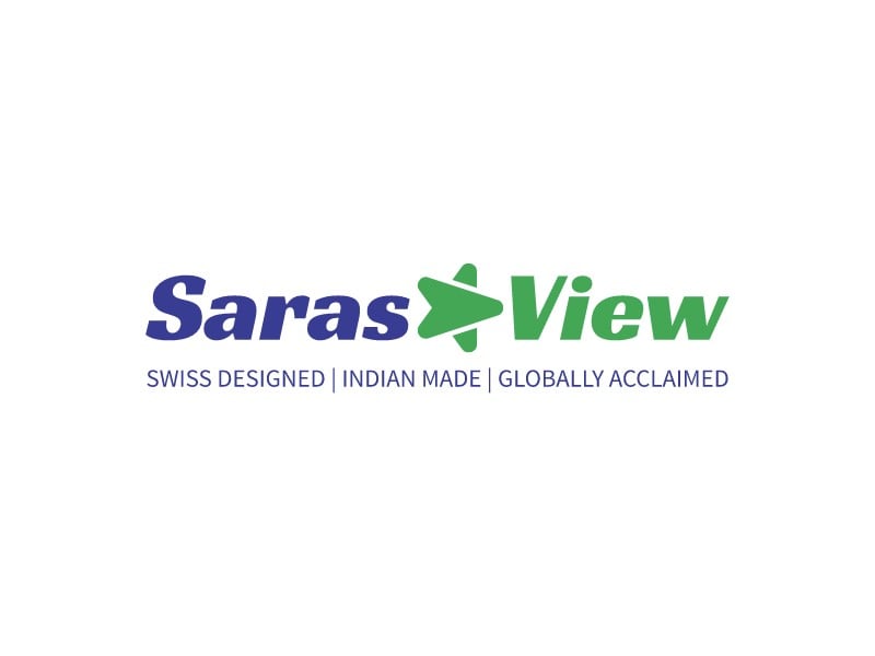 Saras View logo design