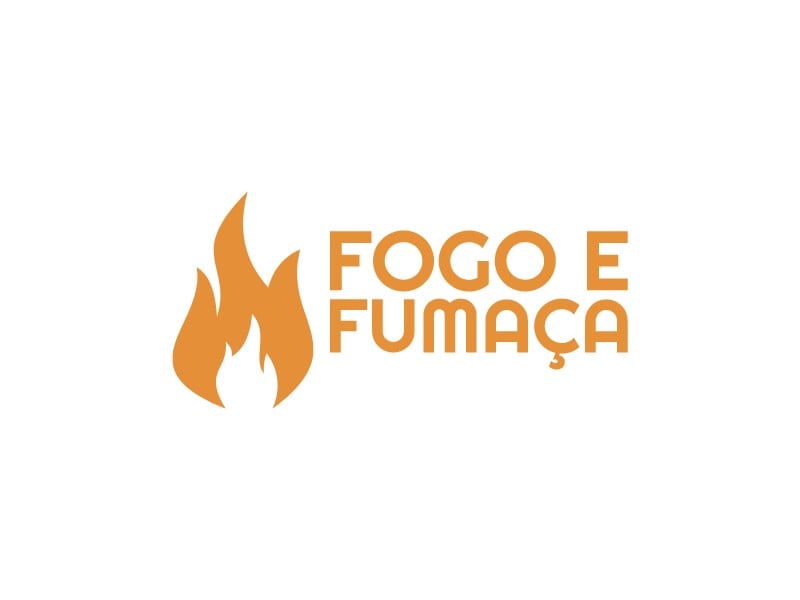 Fogo e Fumaça logo design