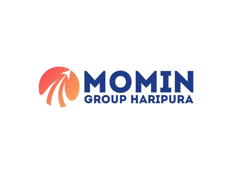 MOMIN GROUP HARIPURA logo design