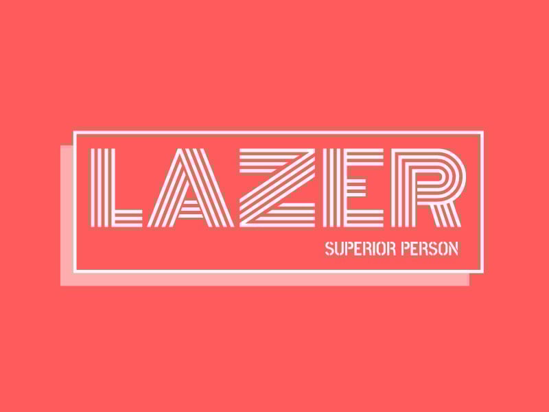 LAZER logo design