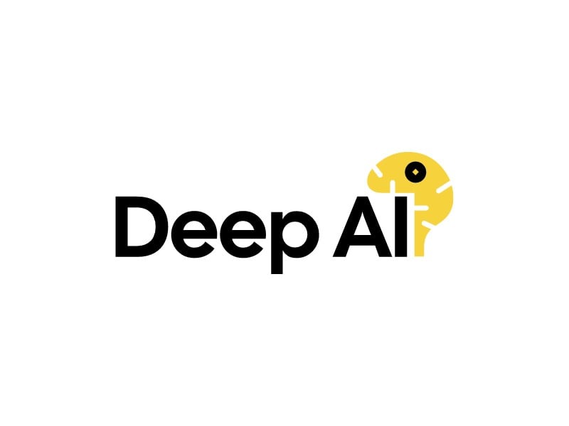 Deep AI logo design